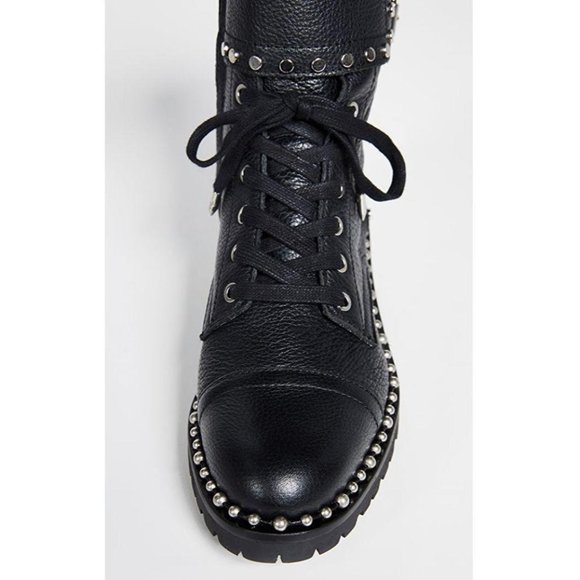 (Sold) Sam Edelman Jennifer Studded Combat Boot - Picture 7 of 13